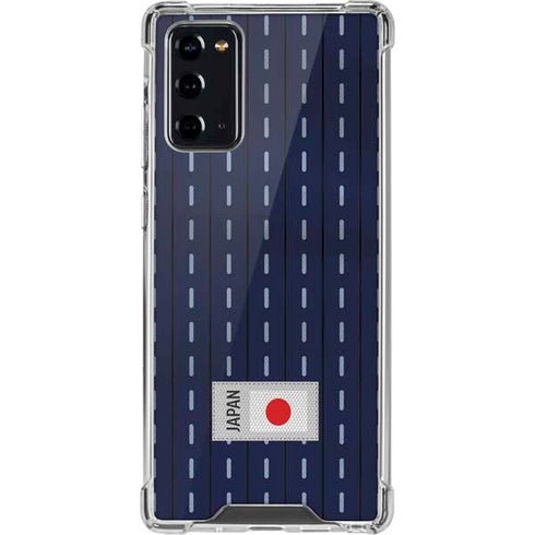 Japan Soccer Flag Galaxy Note20 5G Clear Case